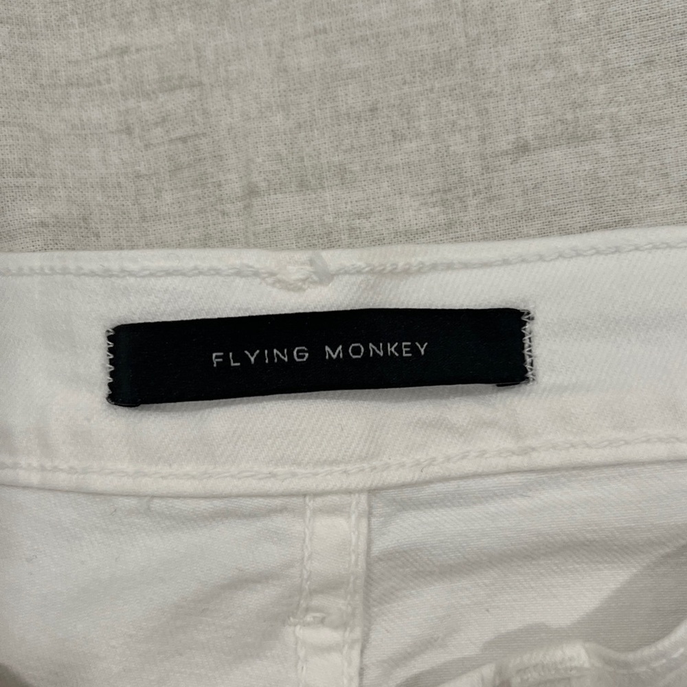 Flying Monkey Crisp White Denim - Picture 2 of 4
